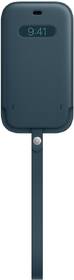 Pouzdro na mobil Apple Leather Sleeve s Magsafe pro iPhone 12 mini  - baltsky modrá 

 obrázek produktu 2 z 2