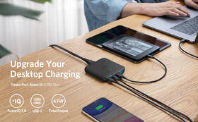 Nabíječka do sítě Anker PowerPort Atom III 63W Slim 1x USB-C(45W) 1xUSB-C(18W) 2xUSB-A(20W) černá

 obrázek produktu 7 z 7