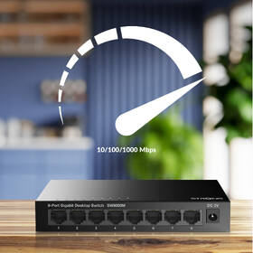 Switch Strong SW8000M 8-Port Gigabit kovový

 obrázek produktu 7 z 12