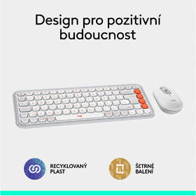 Klávesnice s myší Logitech POP ICON, US layout bílá

 obrázek produktu 9 z 10