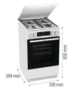 Kombinovaný sporák Gorenje MEKS5121WM bílý

 obrázek produktu 15 z 15