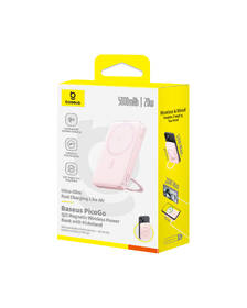 Powerbanka Baseus PicoGo Qi2 5000mAh 20W USB-C růžová

 obrázek produktu 9 z 10