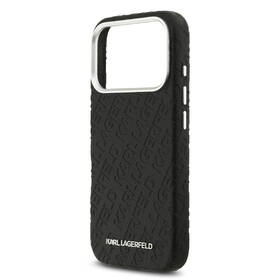 Kryt na mobil Karl Lagerfeld Grained PU Repeated Logo MagSafe na Apple iPhone 17 Pro černý

 obrázek produktu 5 z 7