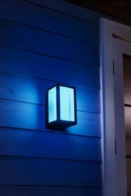 Nástěnné svítidlo Philips Impress White and Color Ambiance, nástěnné obdelníkové černé

 obrázek produktu 6 z 7