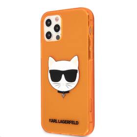 Kryt na mobil Karl Lagerfeld Choupette Head na Apple iPhone 12/12 Pro oranžový

 obrázek produktu 1 z 2