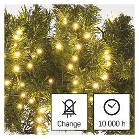 Vánoční osvětlení EMOS 400 LED řetěz - ježek, 8 m, venkovní i vnitřní, teplá bílá, časovač 

 obrázek produktu 2 z 8
