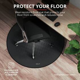 Podložka pod židli Trust Mika Round Floor Mat černá

 obrázek produktu 6 z 6