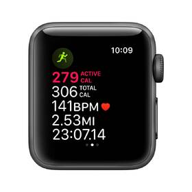 Chytré hodinky Apple Watch Series 3 GPS 42mm pouzdro z vesmírně šedého hliníku - černý sportovní řemínek 

 obrázek produktu 2 z 4