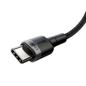 Kabel Baseus Cafule USB-C/USB-C PD2.0 100W, 5A, 2m černý/šedý

 obrázek produktu 2 z 5