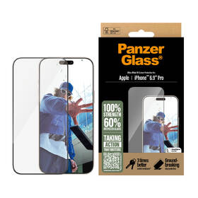 Tvrzené sklo PanzerGlass Ultra-Wide Fit na Apple iPhone 16 Pro Max s instalačním rámečkem 

 obrázek produktu 1 z 4