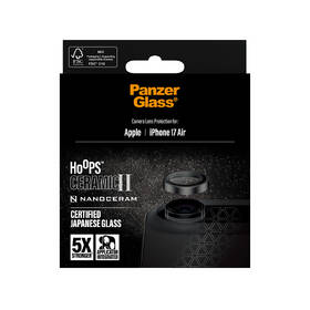 Ochranné sklo čočky fotoaparátu PanzerGlass HoOps Ceramic II na Apple iPhone Air černé

 obrázek produktu 6 z 7