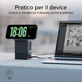 Bezdrátová nabíječka SBS MagSafe-compatible Wireless Power Dock 6-in-1 100 W černá

 obrázek produktu 7 z 9