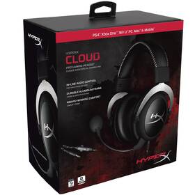 Headset HyperX Cloud stříbrný

 obrázek produktu 8 z 16
