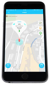 Chytré hodinky Helmer LK 707 dětské s GPS lokátorem černá barva
