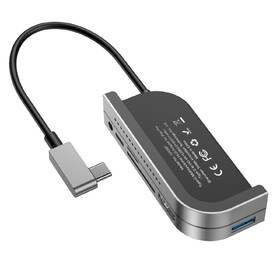 USB Hub Baseus USB-C/USB, HDMI, SD, micro SD, USB-C PD, 3,5mm jack šedý

 obrázek produktu 1 z 10