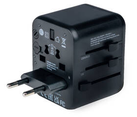 Cestovní adaptér Verbatim UTA-01 s 2 x USB-A porty černý

 obrázek produktu 1 z 5