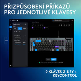 Klávesnice Logitech G915 X Wired, US layout černá

 obrázek produktu 3 z 8