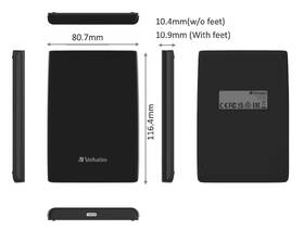 SSD externí Verbatim Store 'n' Go Slim Portable 512GB černý

 obrázek produktu 5 z 5