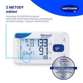 Tlakoměr na paži HARTMANN Duo Control manžeta vel. M 

 obrázek produktu 7 z 8