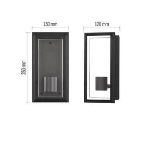Nástěnné svítidlo EMOS Malva, ZGH010P, zahradní, E27, IP44, MAX 15W černé

 obrázek produktu 10 z 10
