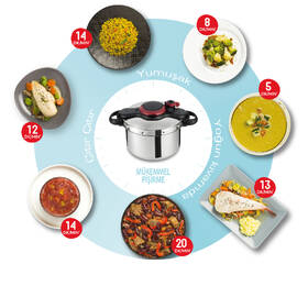 Tlakový hrnec Tefal P4624866, 7,5 l nerez

 obrázek produktu 9 z 15