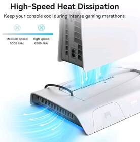 Dokovací stanice KIWI design D3 Cooling Station for PS5 Slim černá/bílá

 obrázek produktu 2 z 7