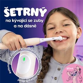 Zubní kartáček Oral-B iO Kids Disney Stitch Angel bílý/krémový

 obrázek produktu 4 z 6