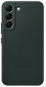 Kryt na mobil Samsung Leather Cover na Galaxy S22 zelený

 obrázek produktu 1 z 4