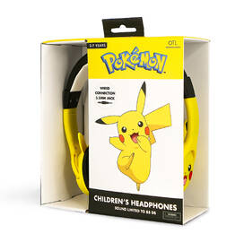 Sluchátka OTL Technologies Pokémon Pikachu 3D Wired žlutá barva
