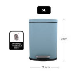 Odpadkový koš Spirella 10.20352, 5 l modrý

 obrázek produktu 6 z 10