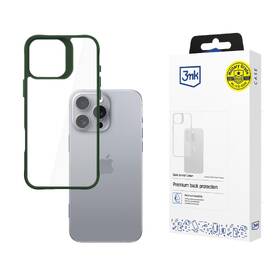 Kryt na mobil 3mk Satin Armor Case+ na Apple iPhone 16 Pro Max zelený/průhledný

 obrázek produktu 1 z 1
