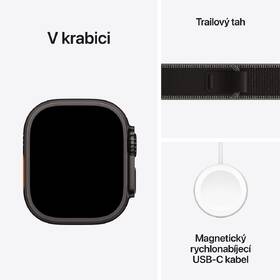 Chytré hodinky Apple GPS + Cellular 49mm černý titan - černý / uhlový trailový tah - S/M 

 obrázek produktu 6 z 6