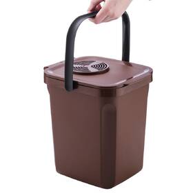 Odpadkový koš na tříděný odpad Denox Active 13210.839, 10 l hnědý

 obrázek produktu 7 z 7