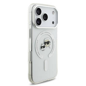 Kryt na mobil Karl Lagerfeld IML K&CH Heads Metal Frame MagSafe na Apple iPhone 17 Pro průhledný

 obrázek produktu 2 z 7