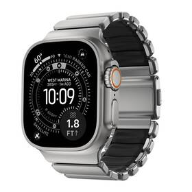Řemínek NOMAD Stratos Titanium FKM na Apple Watch 45/46/49 mm černý/šedý

 obrázek produktu 1 z 12