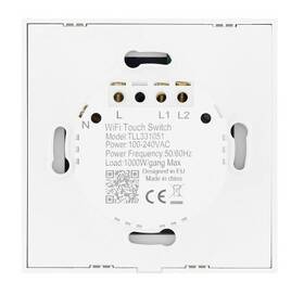 Vypínač Tellur WiFi Smart Spínač, 2 porty, 1800 W, 10 A 

 obrázek produktu 2 z 3