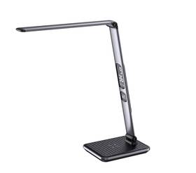 Stolní LED lampička IMMAX Heron 2, Qi nabíjení, 8,5W šedá

 obrázek produktu 3 z 6