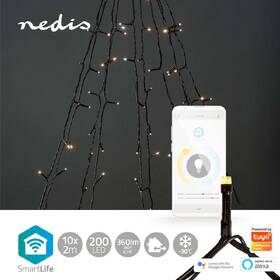 Vánoční osvětlení Nedis SmartLife LED, Wi-Fi, Teplá až studená bílá, 200 LED, 10 x 2 m, Android / IOS 

 obrázek produktu 1 z 11