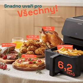 Fritéza horkovzdušná COSORI P651 Premium II 6,2 l černá

 obrázek produktu 10 z 15