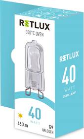 Žárovka do pečící trouby RETLUX G9, 40W, teplá bílá 

 obrázek produktu 4 z 4