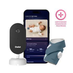 Sada kamery a chytré ponožky Owlet Dream Duo - Bedtime Blue modrá

 obrázek produktu 5 z 5