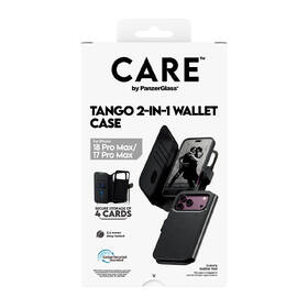 Pouzdro na mobil flipové PanzerGlass CARE na Apple iPhone 18 Pro Max / 17 Pro Max Tango 2v1 Wallet MagSafe černé

 obrázek produktu 4 z 4
