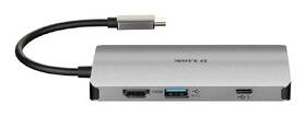 USB Hub D-Link USB-C/HDMI, 3x USB 3.0, RJ45, USB-C, SD, Micro SD 

 obrázek produktu 3 z 5