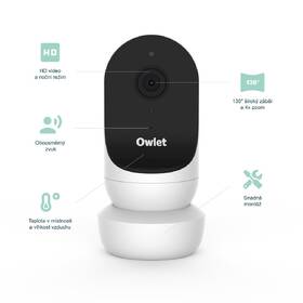 Kamera Owlet Cam 2 - White bílá

 obrázek produktu 1 z 20