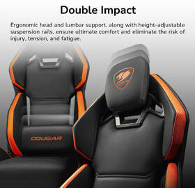 Herní židle Cougar Hotrod černá/oranžová

 obrázek produktu 12 z 18