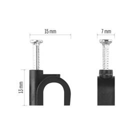 Kabelový klip EMOS 8MM, 50KS černý

 obrázek produktu 8 z 8