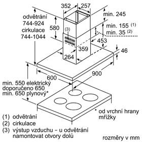 Odsavač par Bosch DIB98JQ50 nerez
