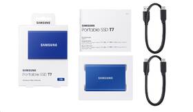 SSD externí Samsung T7 1TB modrá barva
