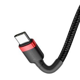 Kabel Baseus Cafule USB-C/USB-C, PD 2.0 60W, 1m černý/červený

 obrázek produktu 2 z 7