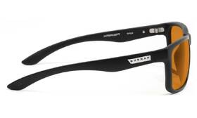 Počítačové brýle GUNNAR Intercept Onyx, jantarová skla AMBER MAX černá barva
